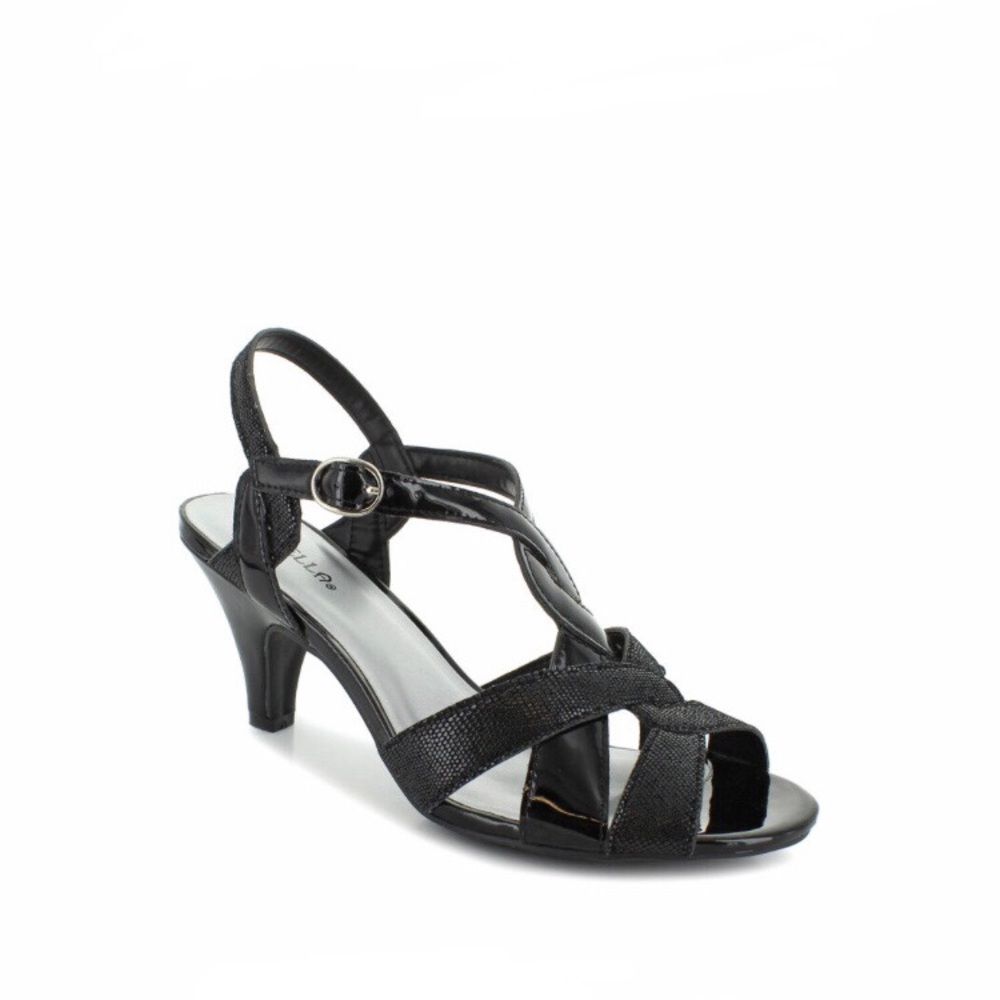 Marbella Bliss Sandal (Black) WIDE